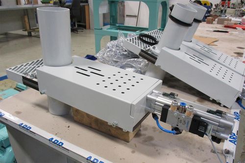 Клапан с гильотинными ножницами - DN 80/DN 100 - ARP GmbH & Co. KG - пневматический / для всасывания