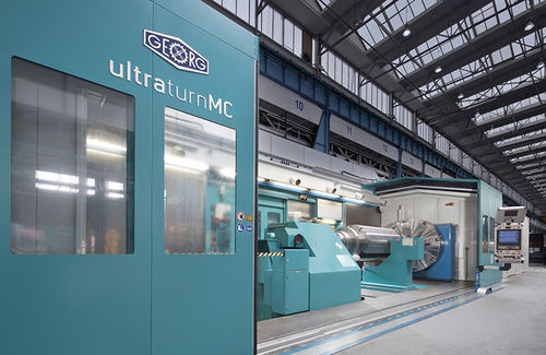 3-осный обрабатывающий центр - ultraturn MC - HEINRICH GEORG GmbH - горизонтальный / для крупногабаритных деталей / высокоэффективный