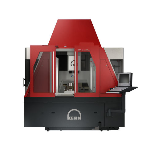 Обрабатывающий центр ЧПУ 5 осей - KERN Pyramid Nano - Kern Microtechnik GmbH - вертикальный / для керамического материала / для крупногабаритных деталей