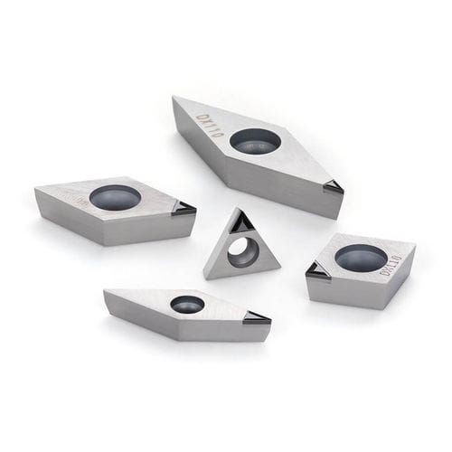 Режущая пластина для токарной обработки PCD - 1QP series - Tungaloy EUROPE - PCD / для алюминиевого сплава / высокоскоростная