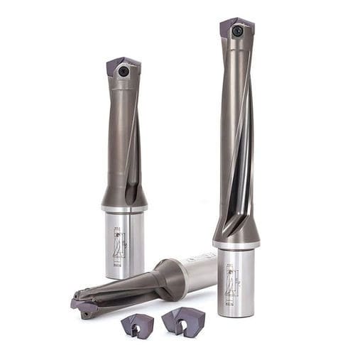 Сверло с пластинами - DrillForce-Meister - Tungaloy EUROPE - для цветных металлов / для стали / для нержавеющей стали