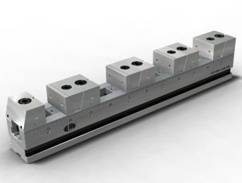 Тиски для станка - SVF-A series - Leave Industrial - из стали / с несколькими зажимами