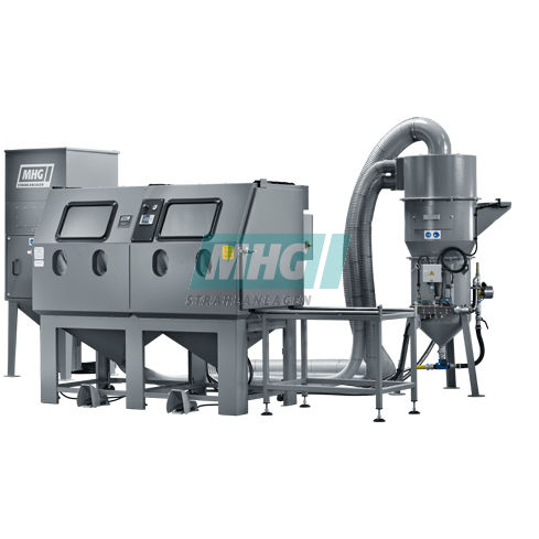 Ручная кабина пескоструйной обработки - SMG 100 DUO S/D - MHG Strahlanlagen GmbH - под давлением / двойная