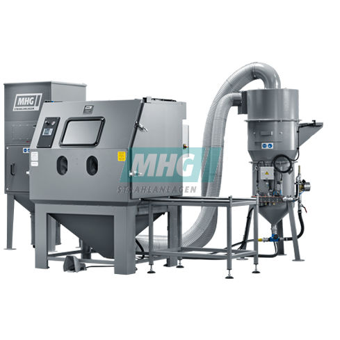 Кабина пескоструйной обработки под давлением - SMG 160 S/D - MHG Strahlanlagen GmbH - ручная