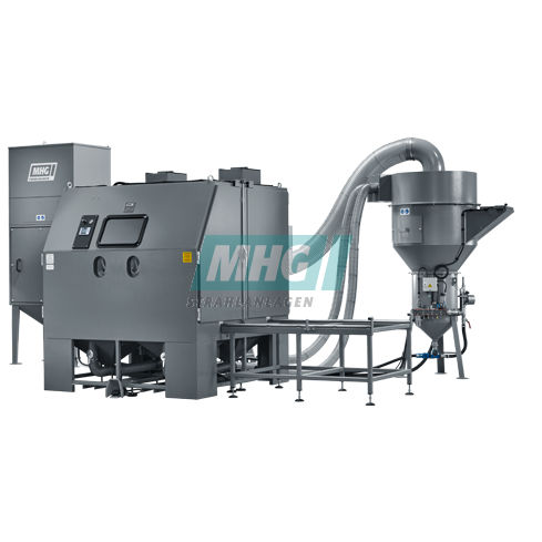 Кабина пескоструйной обработки под давлением - SMG 500 D - MHG Strahlanlagen GmbH - ручная / с вращающимся столом