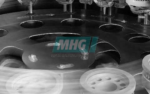Дробеструйный аппарат с поворотным столом - MHG Strahlanlagen GmbH - для металла / автоматический