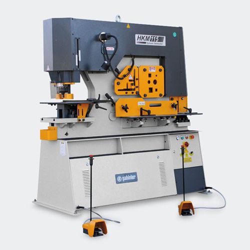 Полуавтоматический пробивочно-отрезной пресс - HKM 115 - Sahinler Metal Makina End. A.S. - гидравлический / для стержней / для листа