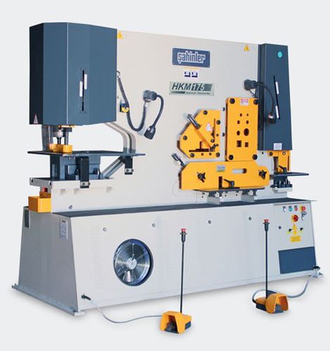 Полуавтоматический пробивочно-отрезной пресс - HKM 175 - Sahinler Metal Makina End. A.S. - гидравлический / для стержней / для листа