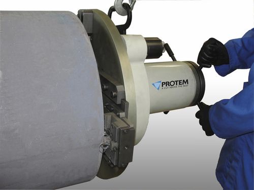 Переносной кромкострогальный станок - US150 - PROTEM - для торцовки труб
