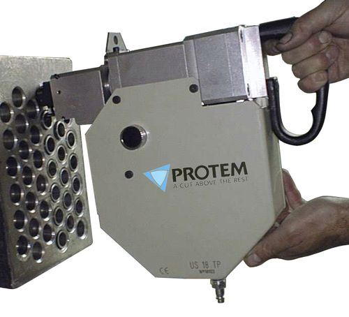 Переносной кромкострогальный станок - US18TP - PROTEM - для теплообменника / для труб