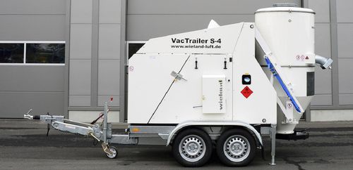 Аспирационная установка для пыли - VacTrailer S-4 - Wieland Lufttechnik GmbH + Co.KG - промышленная / мобильная