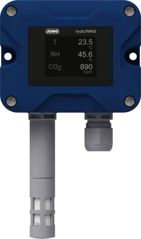 Относительный датчик влажности и температуры - hydroTRANS S20 - JUMO GmbH & Co. KG - для монтажа в стену / RS-485 / USB