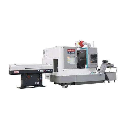 Токарный станок ЧПУ - KDCK-25HY - Zhejiang KAIDA Machine Tool CO., LTD. - 3 оси / наклонная станина / 12 инструментов