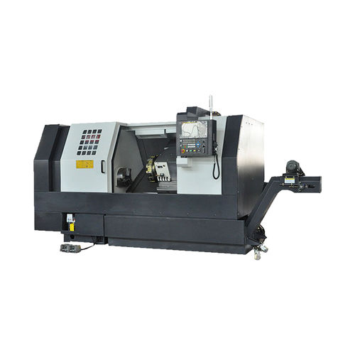 Токарный станок ЧПУ - KDCK-40H - Zhejiang KAIDA Machine Tool CO., LTD. - 2 оси / наклонная станина / 12 инструментов