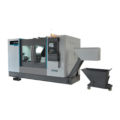 Токарный станок ЧПУ - KDCL-50BH - Zhejiang KAIDA Machine Tool CO., LTD. - 2 оси / наклонная станина / 12 инструментов
