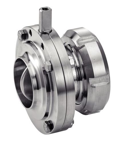 Клапан поворотный затвор - 61314 - BENE INOX - для жидких пищевых продуктов и напитков / из нержавеющей стали / с прокладкой
