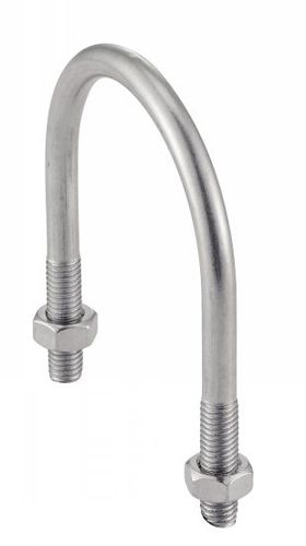 Скоба из нержавеющей стали - 72111 - BENE INOX - для труб / резьбовая