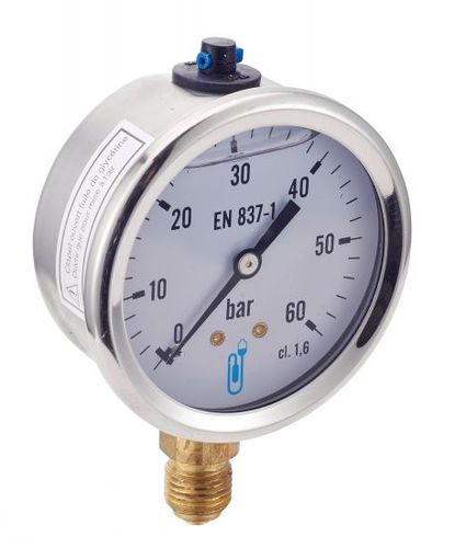 Абсолютный манометр - 7311 - BENE INOX - со шкалой / резьбовой / из нержавеющей стали