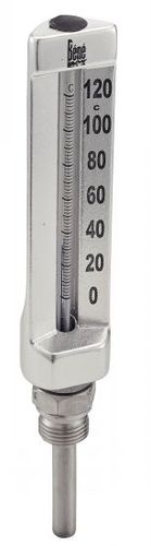 Жидкостный термометр - 7331 - BENE INOX - с прямым считыванием / привинчиваемый / промышленный
