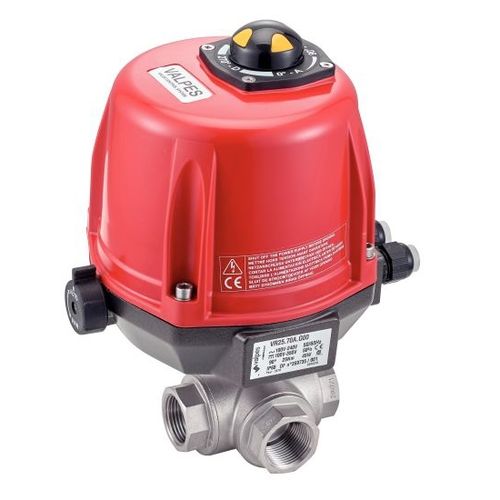 Клапан со сферическим золотником - 50228 - BENE INOX - с электрическим приводом / для остановки / внутренняя резьба-внутренняя резьба