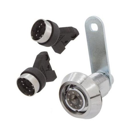 Кулачковый врезной замок - V-matic series - Camlock Systems - с изменяемой комбинацией / с ключом / из латуни