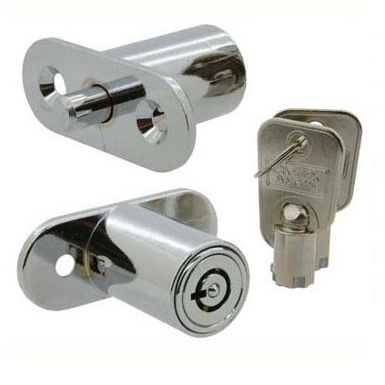 Врезной замок с толкателем - G990  - Camlock Systems - с ключом / для раздвижной двери / из латуни