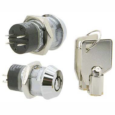 Переключатель с ключом - S206 series - Camlock Systems - двухполюсный / электромеханический
