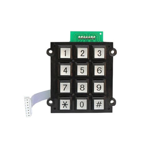 Цифровая клавиатура 12 клавиш - B501 - Joiwo Explosion Proof Science and Technology - настенная / из металла / антивандальная