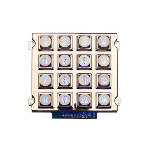 Цифровая клавиатура 16 клавиш - B660 - Joiwo Explosion Proof Science and Technology - встраиваемая / из металла / IP54