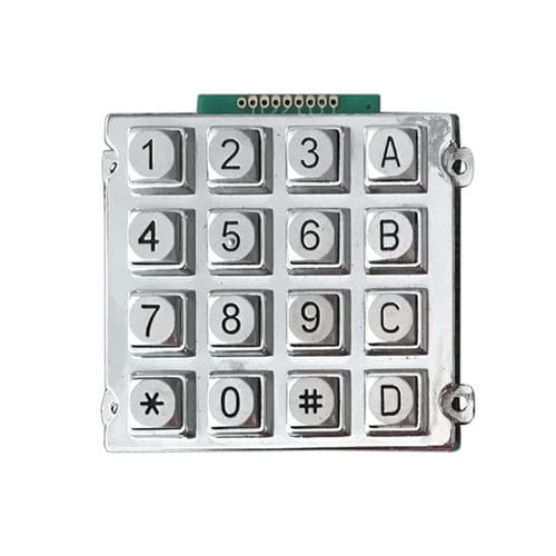 Цифровая клавиатура 16 клавиш - B512 - Joiwo Explosion Proof Science and Technology - встраиваемая / из металла / антивандальная
