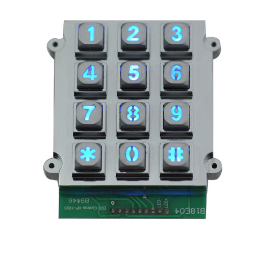 Цифровая клавиатура 12 клавиш - B661 - Joiwo Explosion Proof Science and Technology - настенная / из металла / IP65