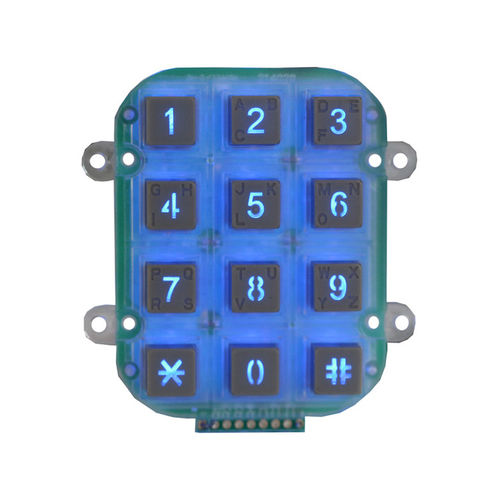 Цифровая клавиатура 12 клавиш - B202 - Joiwo Explosion Proof Science and Technology - настенная / из пластика / USB