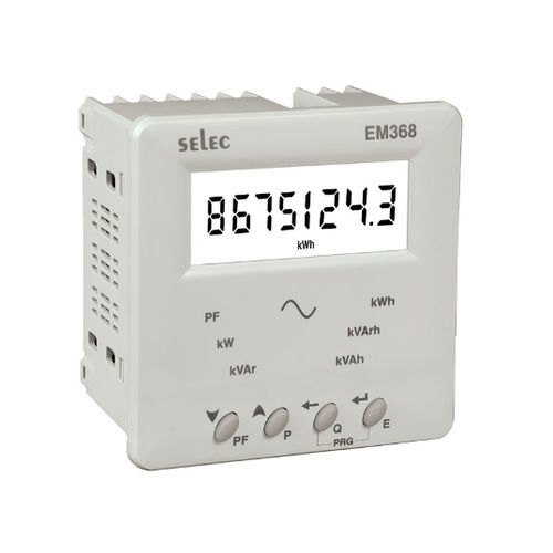 Монофазовый Электрический счетчик электроэнергии - EM368 - SELEC Controls Pvt. Ltd. - для установки на панель / RS-485 / Modbus