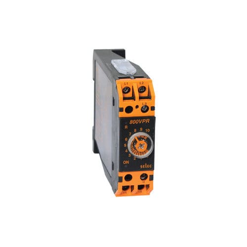 Защитное реле скачков напряжений - 800VPR-3 - SELEC Controls Pvt. Ltd. - недонапряжение / порядка чередования фаз / 1NO/NF