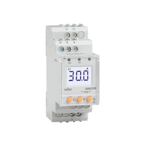 Защитное реле тока перегрузки - 900CPR-1-BL-U - SELEC Controls Pvt. Ltd. - тока ниже номинального / 1NO/NF / монофазовое