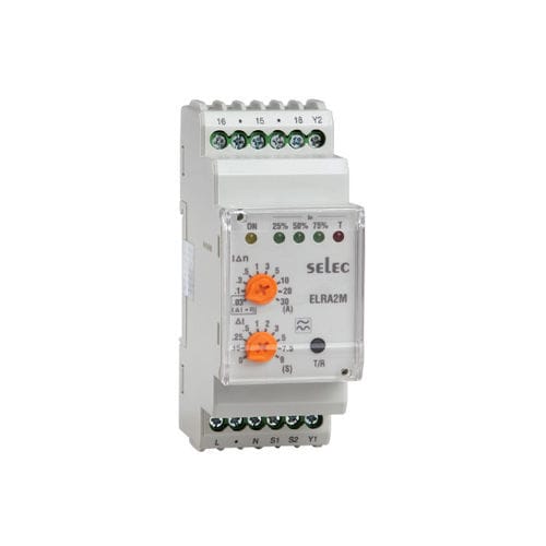 Защитное реле замыкания на землю - ELRA2M - SELEC Controls Pvt. Ltd. - тока / уровень / 1NO/NF