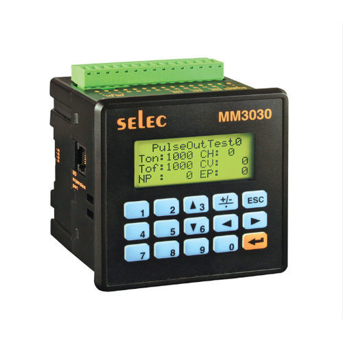 Программируемая автоматическая система для монтажа на панели - MM3030 - SELEC Controls Pvt. Ltd. - на DIN-рейке / со встроенным E/S / цифровые выходы
