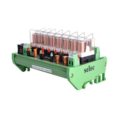 Модуль-реле DC - ERLYMD-2-1-S8-1CO-24V - SELEC Controls Pvt. Ltd. - монтируемый на DIN-рейке