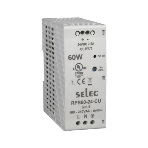 Источник электропитания на DIN-рейке - RPS60 series - SELEC Controls Pvt. Ltd. - AC/DC