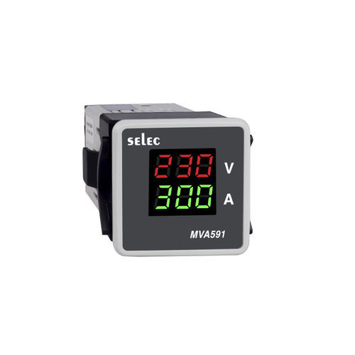 Индикатор для установки на панель - MVA591 - SELEC Controls Pvt. Ltd. - напряжения / тока / LED