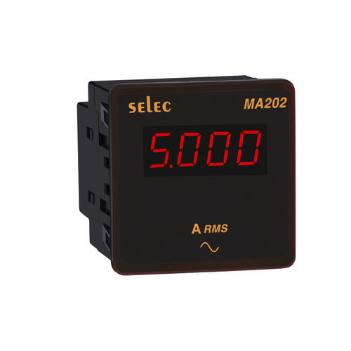 Амперметр Переменный ток - MA202 - SELEC Controls Pvt. Ltd. - монтируемый на панель / промышленный / для измерений