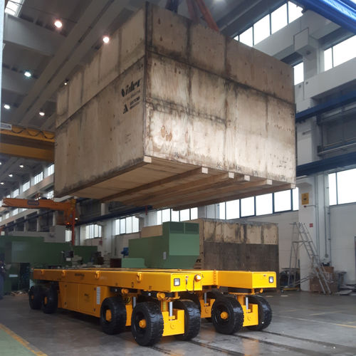 Самоходная тележка с дизельным двигателем - IL140MES  - INDUSTRIAL LIFT - четырехосная / для высоких нагрузок / платформа