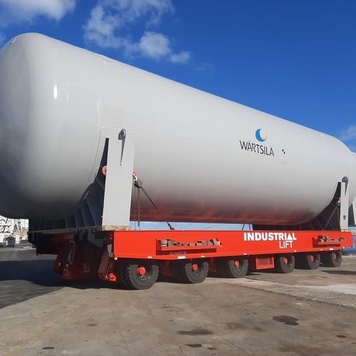 Самоходная тележка с дизельным двигателем - IL400M-90°DSC - INDUSTRIAL LIFT - шестиосная / подъемная / платформа