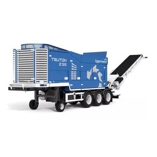 Измельчитель с 1 валом - TEUTON Z 55 - Eggersmann Recycling Technology - для дерева / подвижный