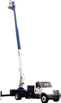 Подъемная платформа на грузовике - max. 5 450 lb, max. 69' | SC75 - Manitex - гидравлическая