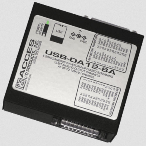 Аналоговый выходной модуль - USB-DA12-8E - ACCES I/O Products, Inc. - USB / 8 каналов / для автоматизации процесса