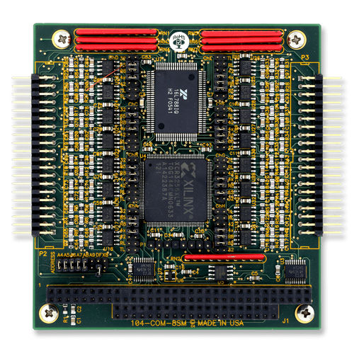 Коммуникационная плата RS422/RS485 - 104-COM-8SM-T - ACCES I/O Products, Inc. - последовательный / PC/104 / 2 канала