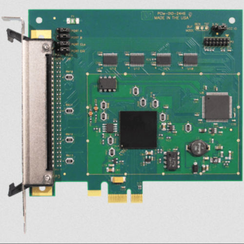 Цифровая плата E/S - PCIe-DIO-24HS - ACCES I/O Products, Inc. - последовательная / PCI Express / штепсельный переключатель