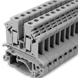 Клеммная колодка на DIN-рейке - UL-UK series - Elinker Electric - с винтовым соединением