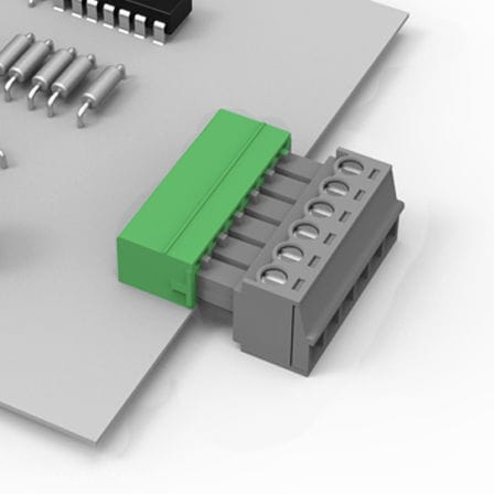 Соединитель плата-провод - LZ1R-3.81 series - Elinker Electric - PCB / плоский / внутренняя резьба